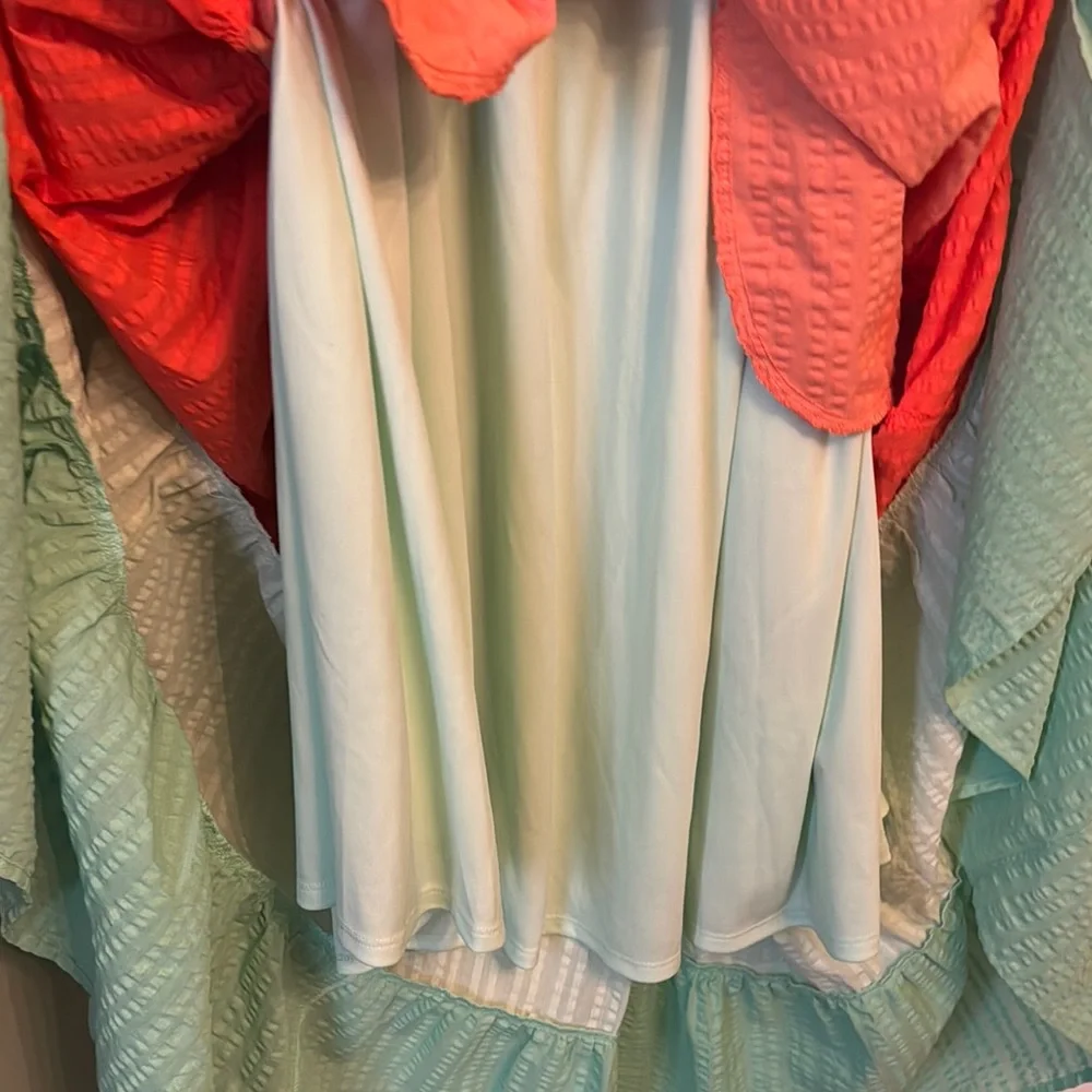 Torrid Maxi Challis Tiered Dress  Size 1 - Picture 8 of 9